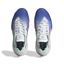 adidas Tennisschuhe Barricade Clay/Sandplatz (Stabil) weiss/blau/violett Damen